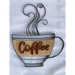 Letrero Coffee Silueta Pocillo