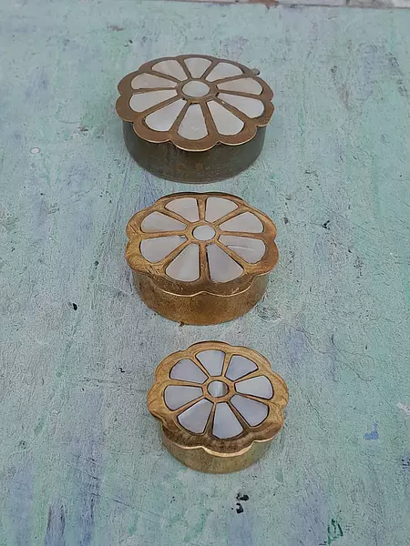 Joyeros X 3 Bronce Nácar