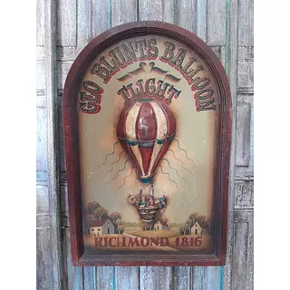 Cuadro De Madera Geo Blunts Balloon Richmond