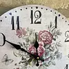 Reloj De Pared Con Diseño De Rosas