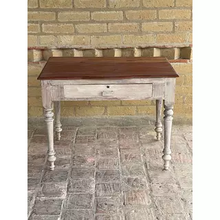 Mesa Vintage Con Cajón