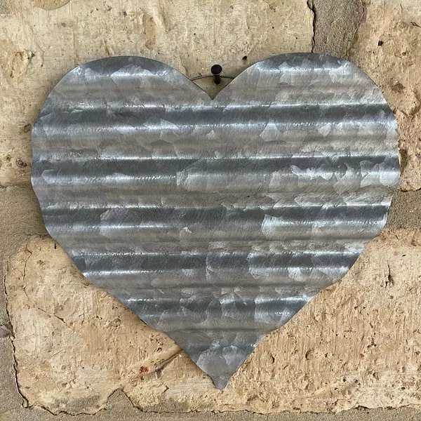 Corazón Galvanizado Pequeño