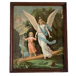 Cuadro Ángel De La Guarda 1920