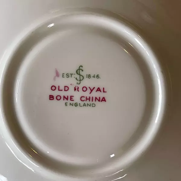 Taza De Te Con Plato Inglés Old Royal