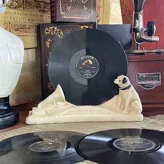 Exhibidor De Disco Nipper Rca Victor His Master´S Voice 1970