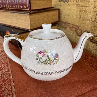 Tetera Inglesa Ellgreave Wood & Sons Ironstone 1950