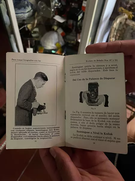 Manual Kodaks De Bolsillo Nos. 2c Y 3a Usa 1930