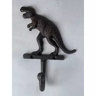 Percha De Hierro Fundido Con Forma De Dinosaurio