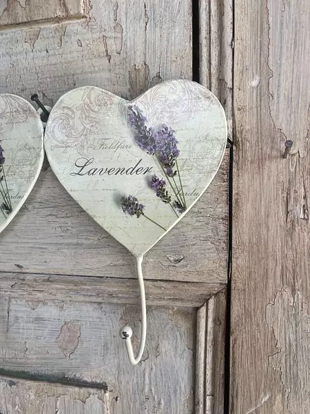 Perchero Corazanes De Lavanda