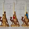 Candelabros 3 Reyes Magos Sobre Camellos