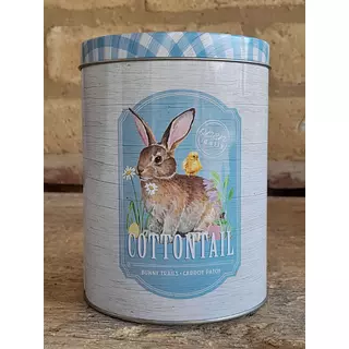 Tarro Decorado Con Un Conejo