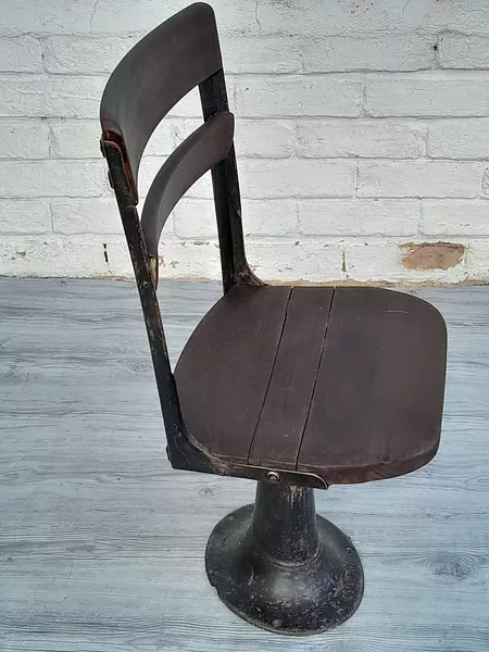 Silla Giratoria De Escuela 1930