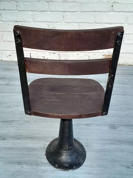 Silla Giratoria De Escuela 1930