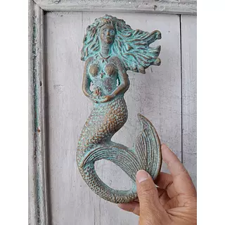 Aldaba Sirena En Bronce