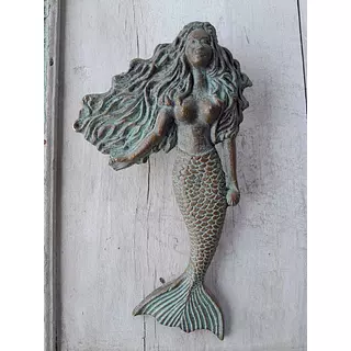 Aldaba Sirena En Bronce