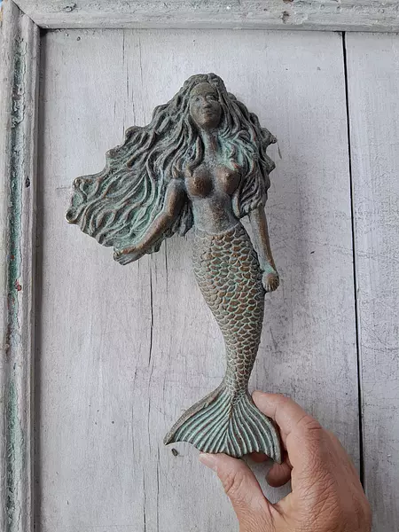 Aldaba Sirena En Bronce