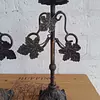 Candelabros De Viñedo X 2 Enredadera Hojas De Parra 1980