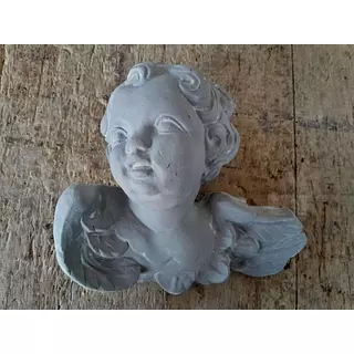 Busto De Ángel Pared Artesanal