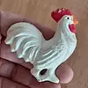 Perilla Metálica Forma De Gallo