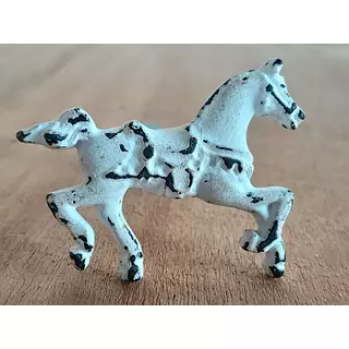 Perilla Metálica Con Diseño De Caballo