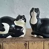 Pareja De Gatos De Porcelana - Saleros