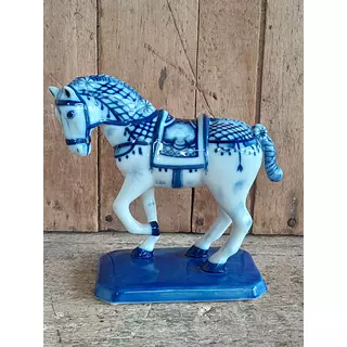 Figura Caballo Cerámica Franklin Mint - Paises Bajos 1987