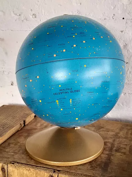 Globo Celeste: Estrellas Y Constelaciones - Replogle Usa1970