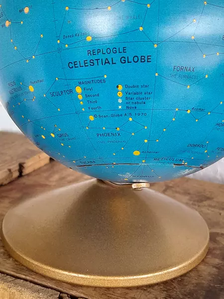 Globo Celeste: Estrellas Y Constelaciones - Replogle Usa1970