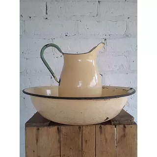 Aguamanil Esmaltado Kockums Suecia 1960