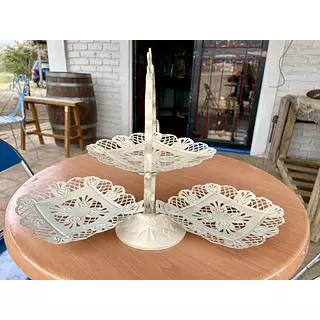 Soporte 3 Platos Escalonados Plegable 1970