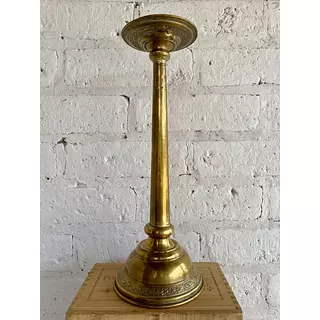 Candelabro De Iglesia En Lámina De Bronce