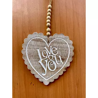 Corazón Tallado En Madera