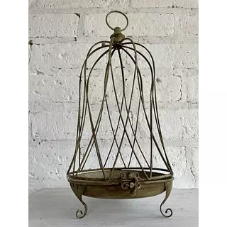 Jaula Estilo Campana Metálica Retro