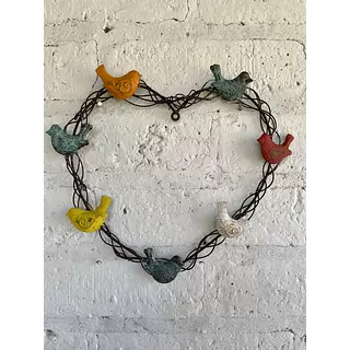 Corazón Con Pájaros