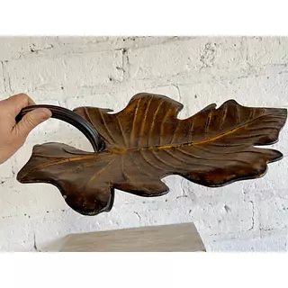 Bandeja Con Forma De Hoja De Maple