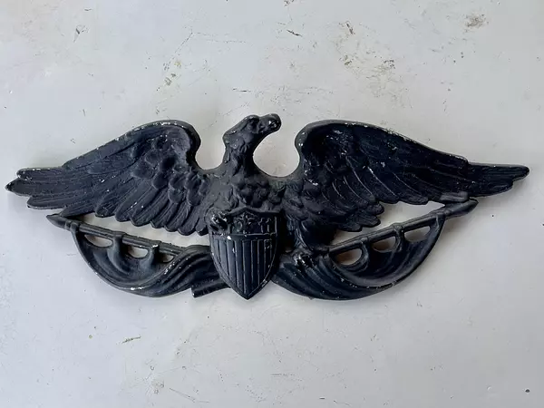 Escudo Del Águila Americana En Aluminio Ee.Uu. 1930