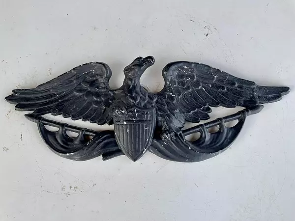 Escudo Del Águila Americana En Aluminio Ee.Uu. 1930