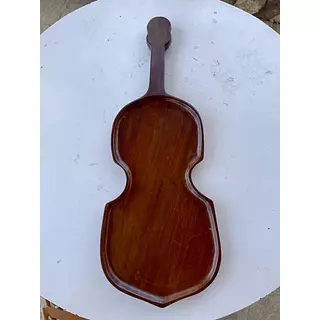 Bandeja De Madera Con Forma De Violín