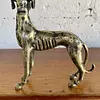 Figura De Perro Galgo Metálico