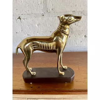 Perro Metálico Color Dorado