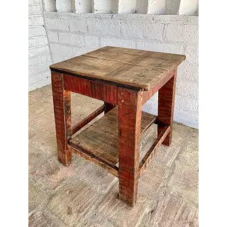 Banco Rústico De Zapatería 1960