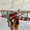 Réplica Avión Biplano Barón Rojo De La I Gm.