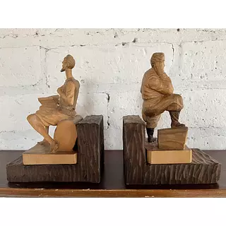 Tranca Libros Ouro Quijote Y Sancho Panza España 1950