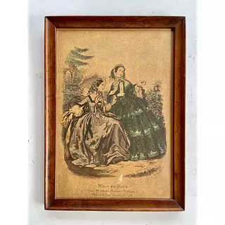 Ilustración Antigua Miror Des Modes 1920