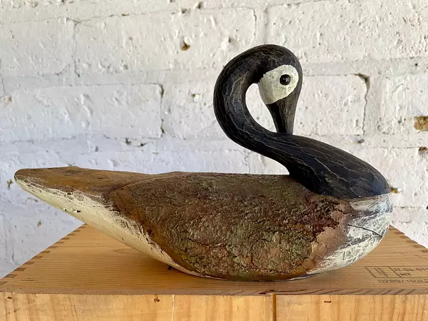 Cisne Negro De Resina - Diseñado En U.S.A. 1990