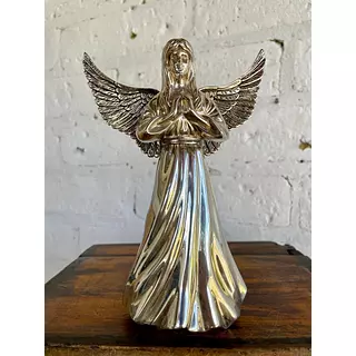 Candelabro De Ángel Plateado - U.S.A.1960