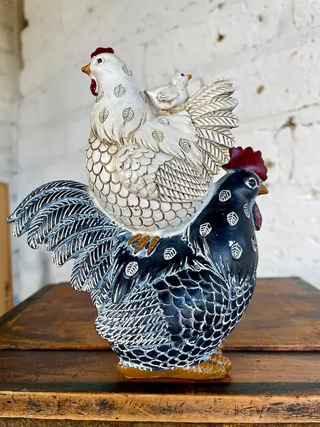 Gallo Gallina Y Pollito