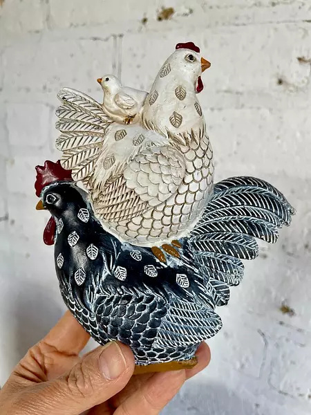 Gallo Gallina Y Pollito