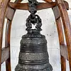 Campana De Bronce Budista Con Soporte - Indonesia S Xix