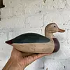 Figura De Pato Pintado A Mano -1990